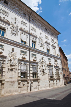 某宮。Ferrara。Emilia Romagna。意大利.