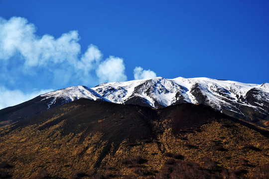 西西里島的埃特納火山；
