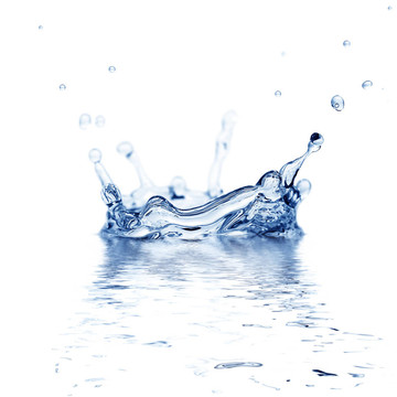飛濺的水