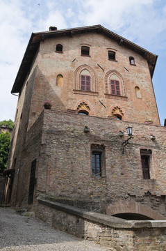 公爵宮。公司arquato。Emilia Romagna。意大利.