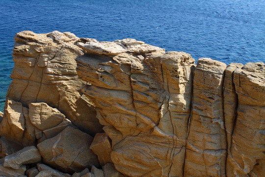 米科諾斯島沿岸；希臘。