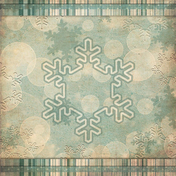 復(fù)古雪花圖案