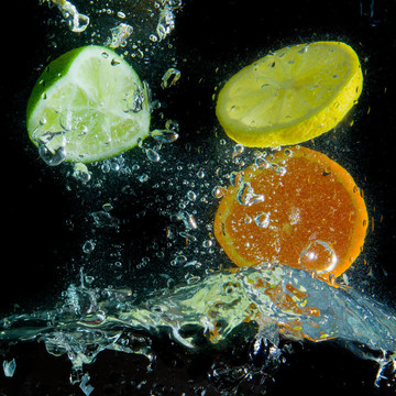 水果飛濺