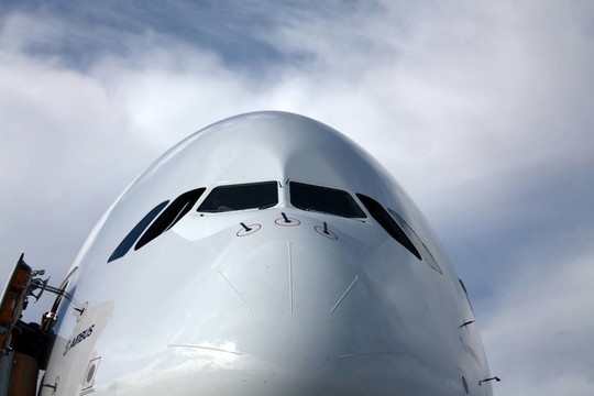 駕駛艙的空客A-380