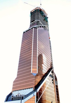 莫斯科市城區(qū)建筑施工