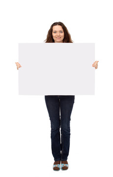 漂亮的女商人展示