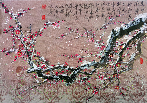中國畫梅花