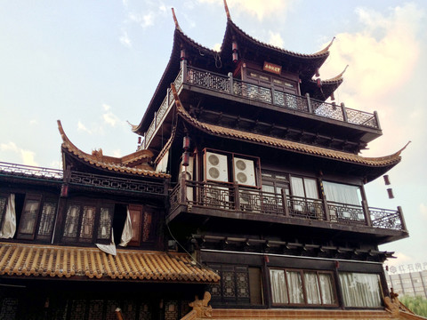 古船建筑餐廳 江南水鄉(xiāng)