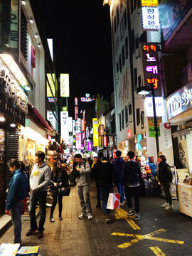 韓國(guó)明洞夜市