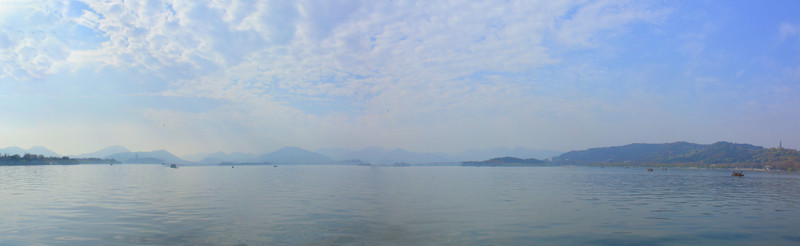 杭州西湖全景