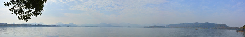 杭州西湖全景
