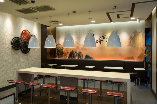 快餐廳 簡餐廳 餐廳內(nèi)景 就餐