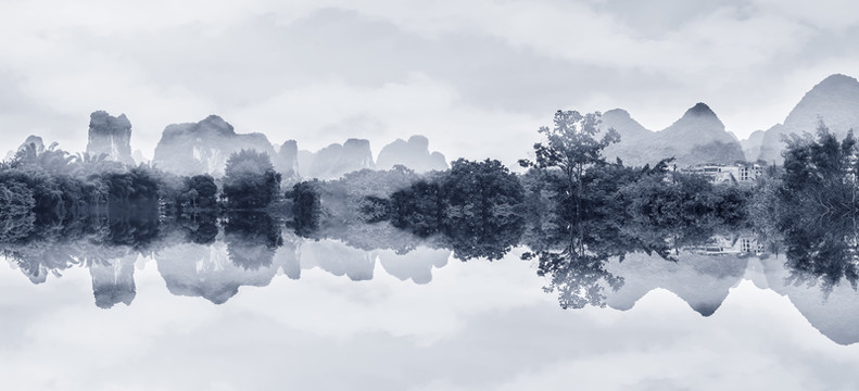 水墨山水