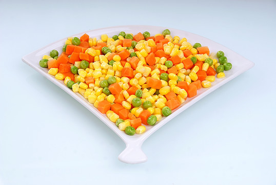 玉米粒青豆胡蘿卜粒