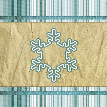 復(fù)古雪花圖案