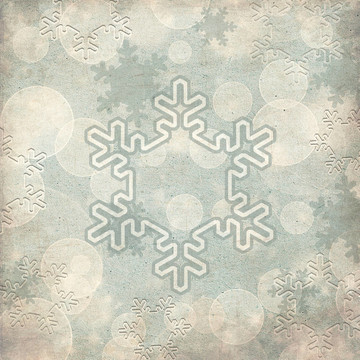 復(fù)古雪花圖案