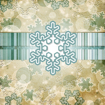 復(fù)古雪花圖案