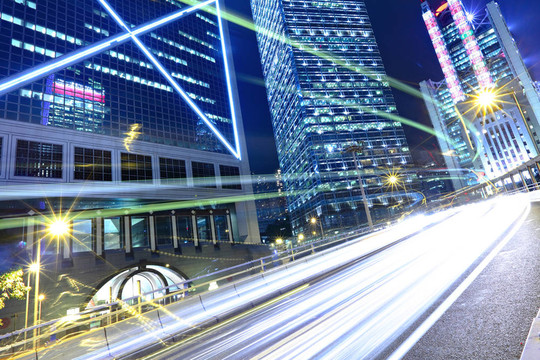夜間城市交通