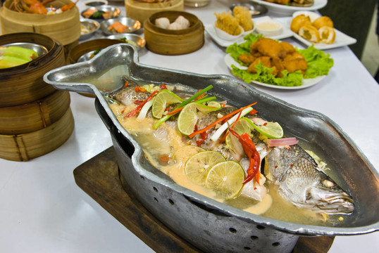檸檬蒸魚魚