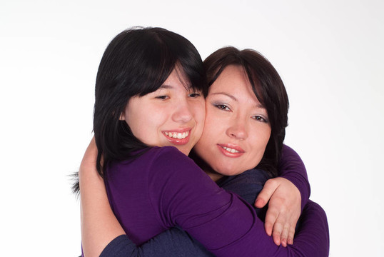兩個(gè)漂亮的女孩