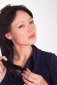 年輕漂亮的女人