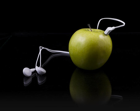 天然綠色蘋果MP3播放器
