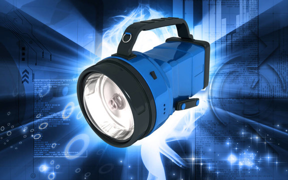 可充電聚光燈