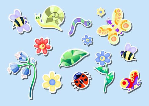 花和昆蟲