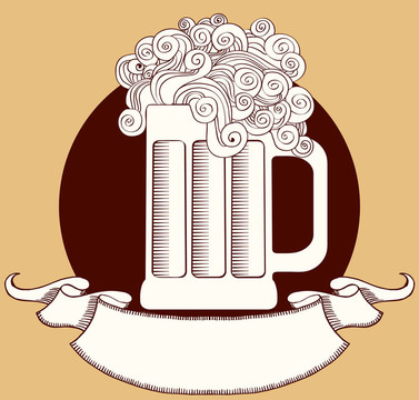 圖形玻璃插圖
