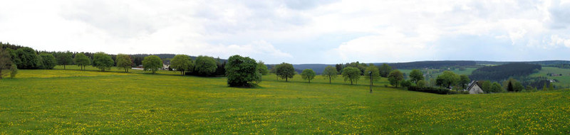 Erzgebirge的全景