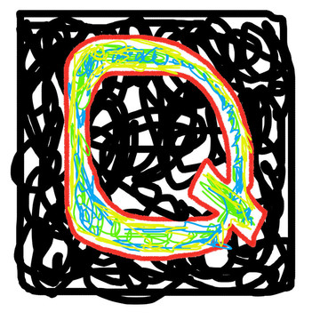 字母q.