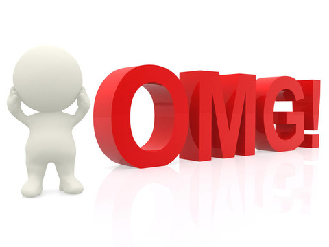 3d驚訝男人OMG