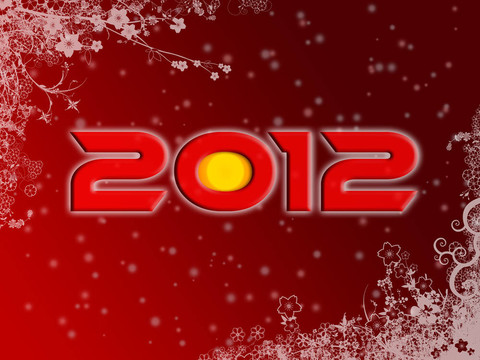 2012圣誕風格海報