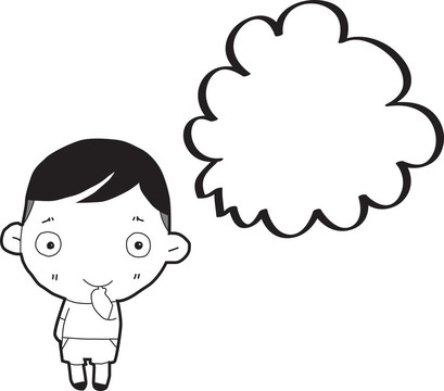 言語泡泡男孩