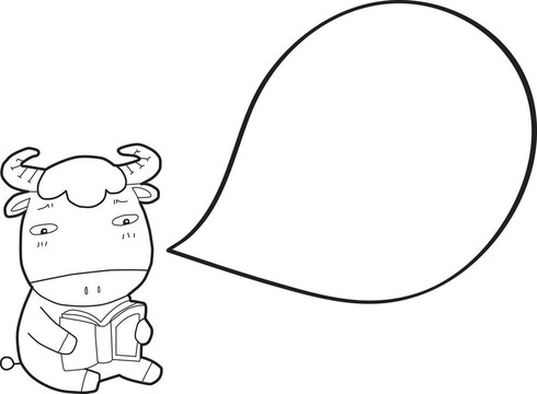 言語泡沫奶牛
