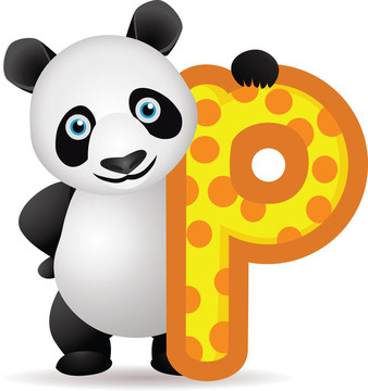 字母熊貓