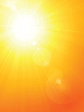 充滿活力的夏日陽光與鏡頭
