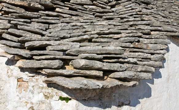 Alberobello s Trulli。普利亞。意大利.