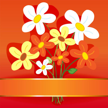 花束的花卡