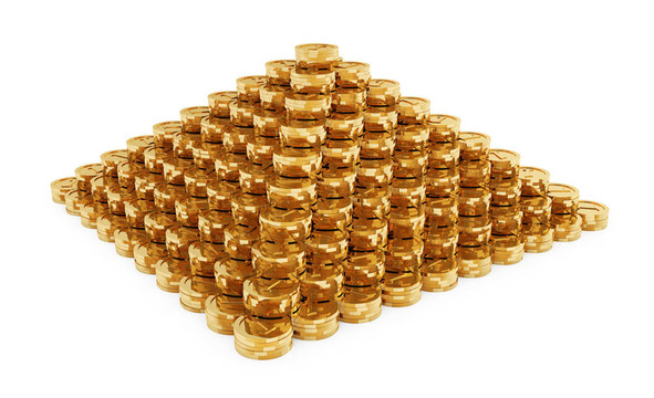 硬幣的金字塔