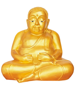 Golden Buddha的雕像
