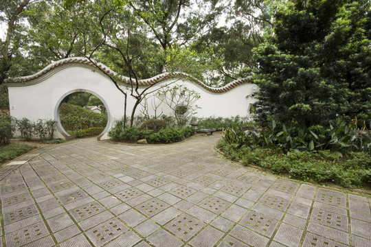 九龍寨城公園門口的中國風(fēng)格-香港