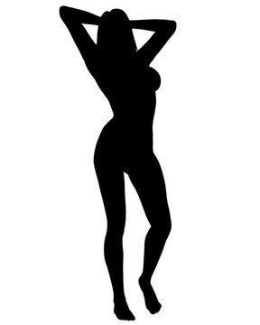 Sexy Woman Silhouette 04