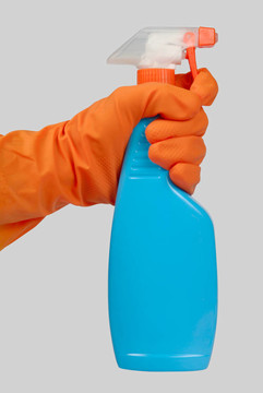 塑料瓶噴霧噴灑手套的手