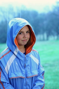 雨中少女
