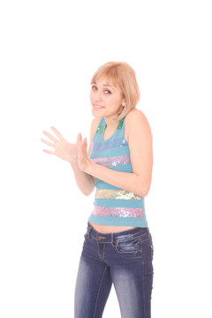 年輕漂亮的女人