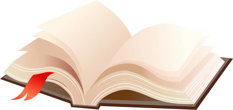打開的書