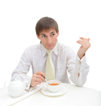 年輕英俊自信的男人