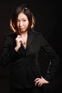 時尚的商業(yè)女性