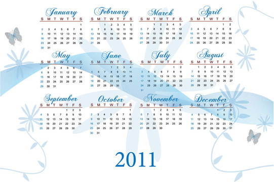 2011日歷